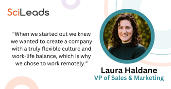 Q&A with Laura Haldane, VP of Sales & Marketing